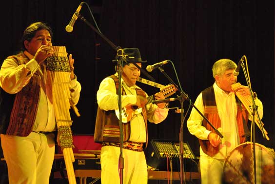 Cristian Tintaya Abel Caceres et Nestor Tintaya à Herocourt 2010